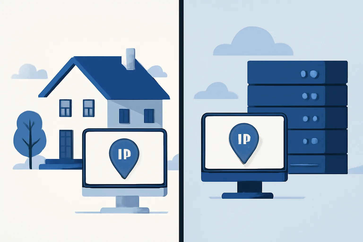 Статична residential IP vs виділена datacenter IP