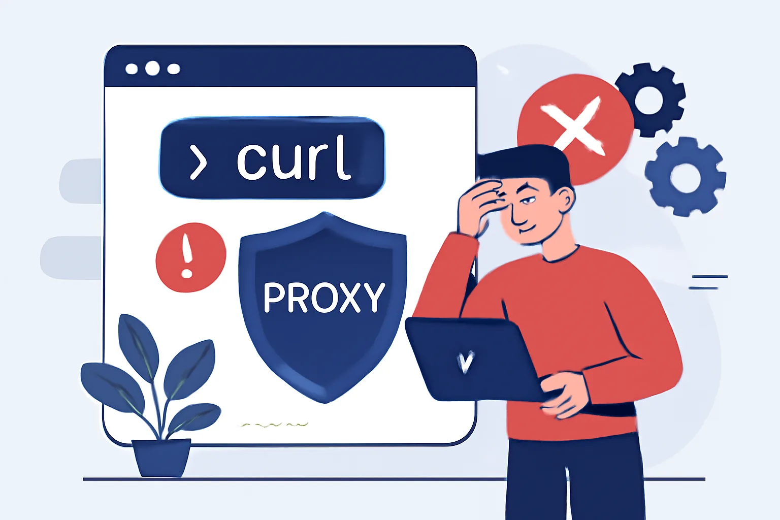Ошибки аутентификации прокси в curl: объяснение