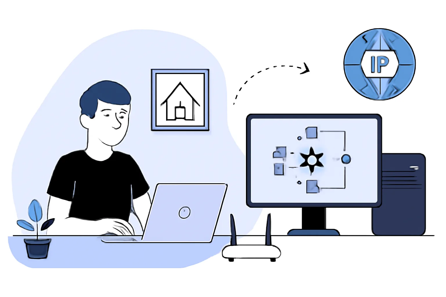 Как перейти с домашнего интернет-соединения на выделенный IP для автоматизации
