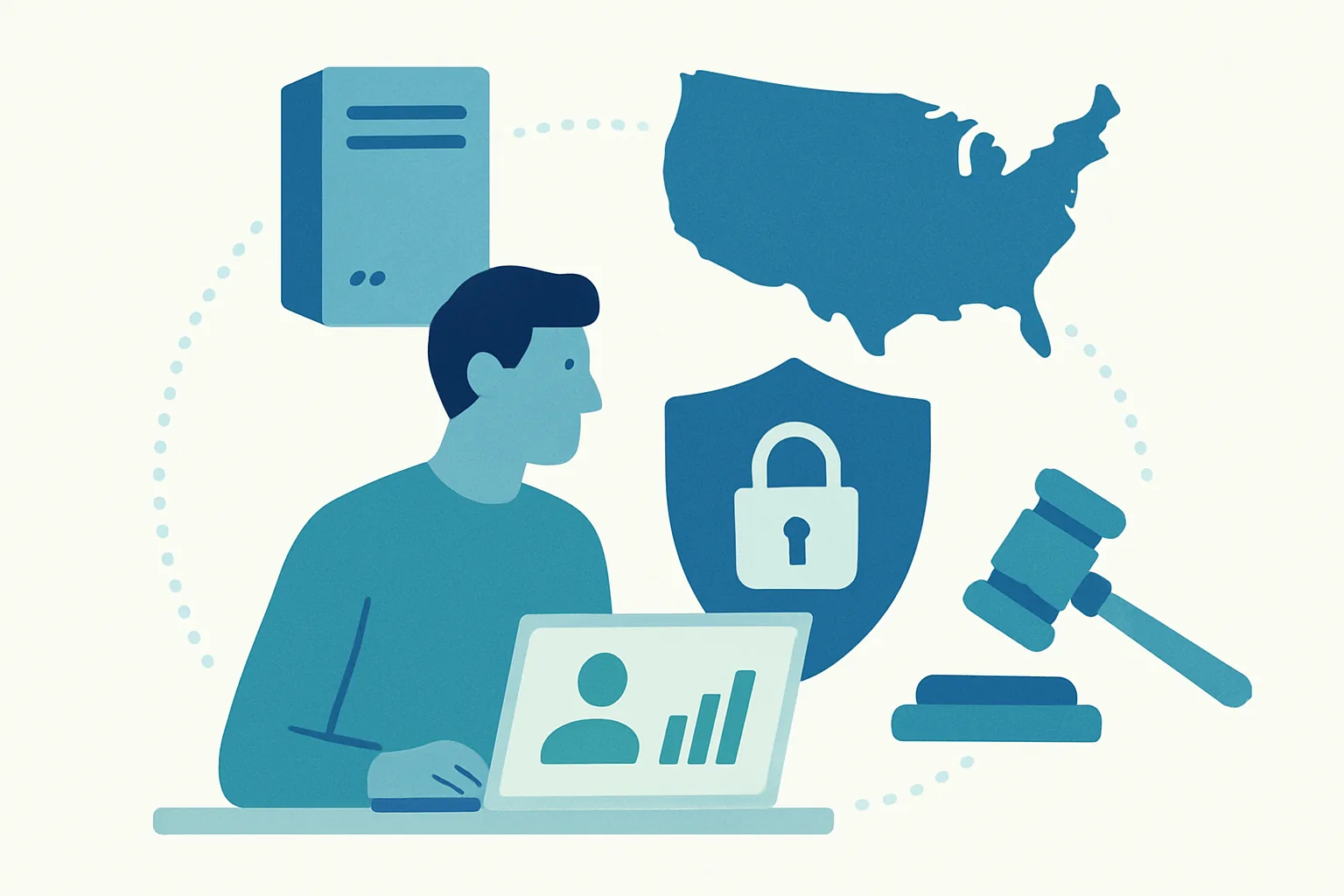 Is using a proxy with customer data legal in the United States