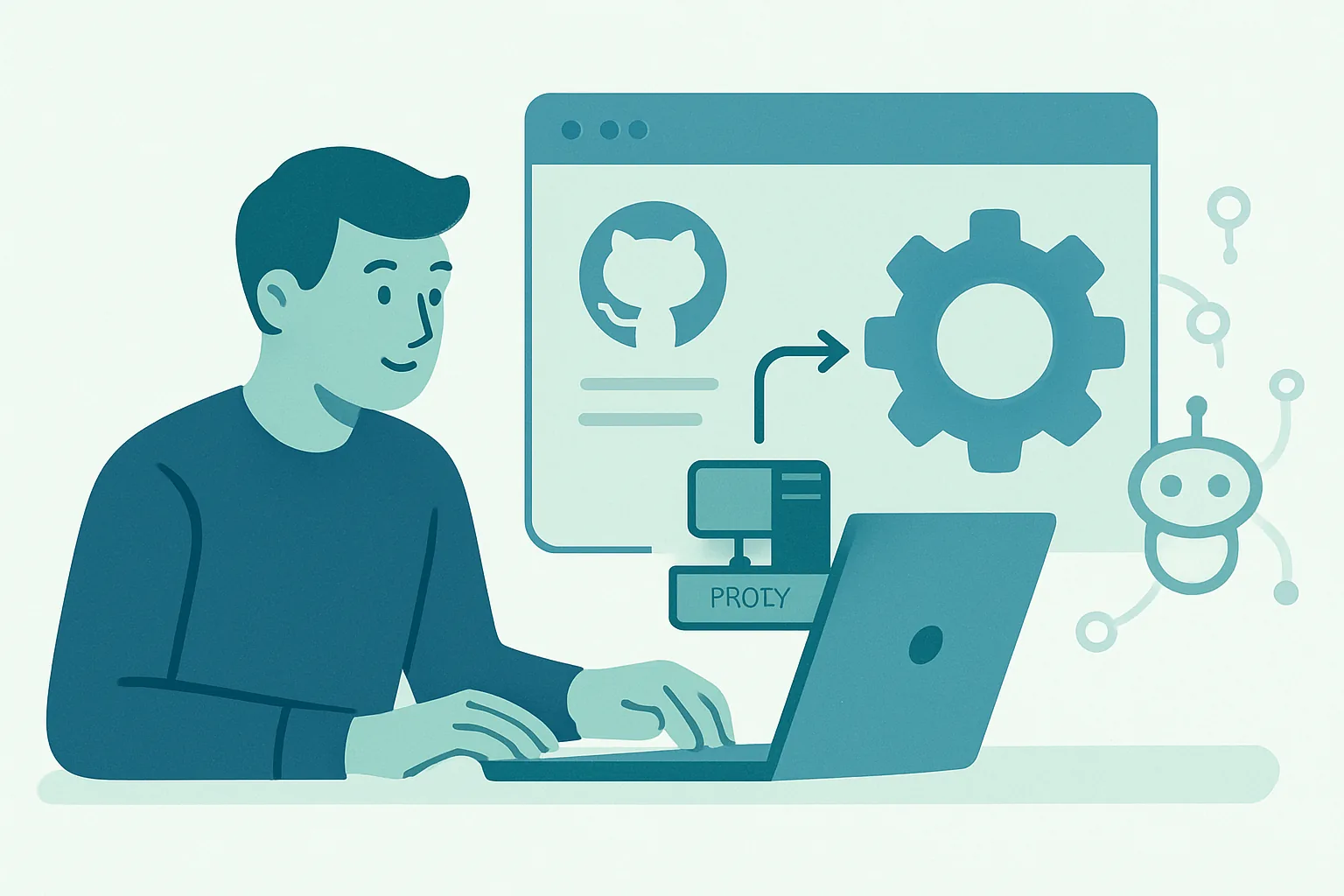 Как настроить прокси в GitHub Actions